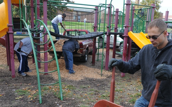 Helping hands have many hands helping