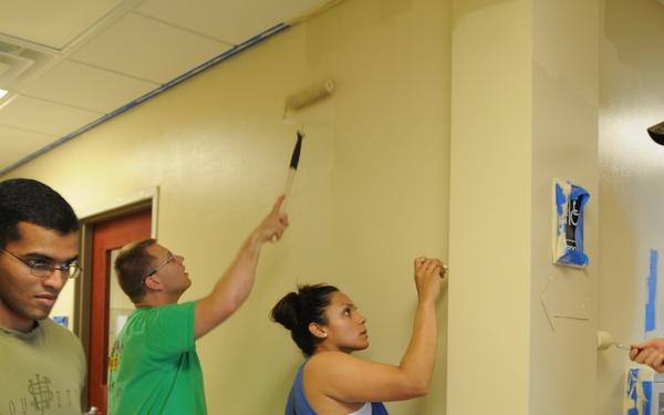 Helping hands have many hands helping