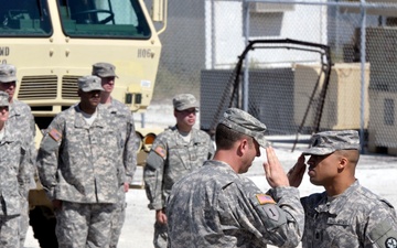 Military Police Company departs