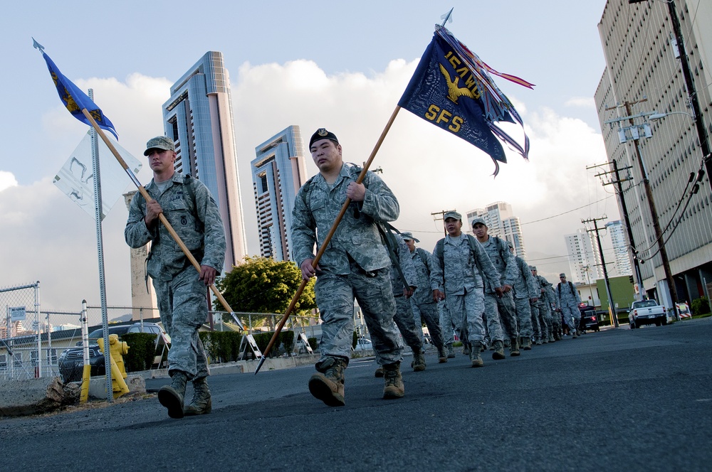 Ruck marching for 'family'