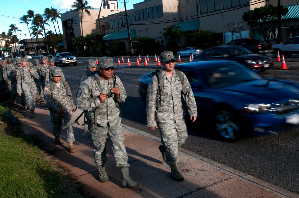 Ruck marching for 'family'