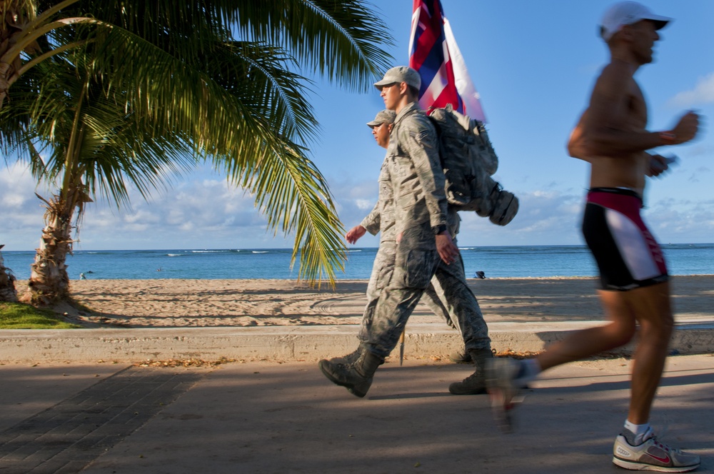 Ruck marching for 'family'