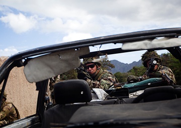 French Marines train in Hawaii during Exercise Amercal 2012