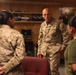 Fineran visits Marines at Camp Leatherneck
