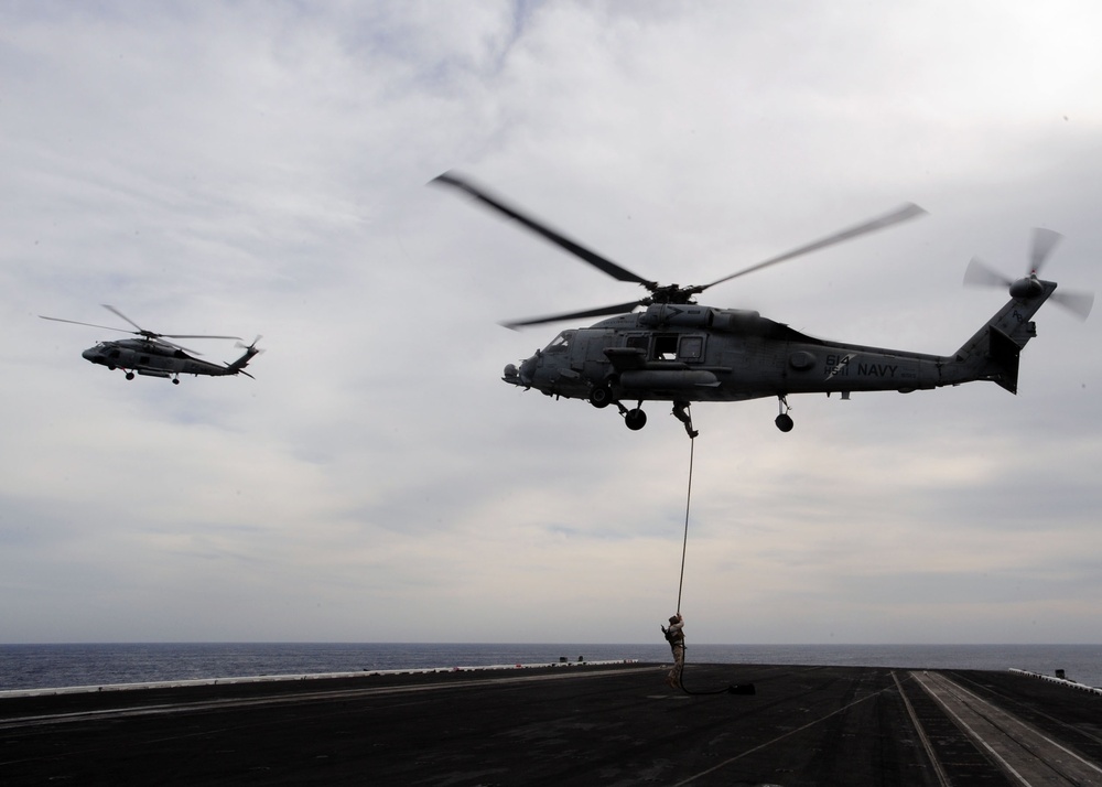 DVIDS - Images - USS Enterprise conducts operations at sea during final ...