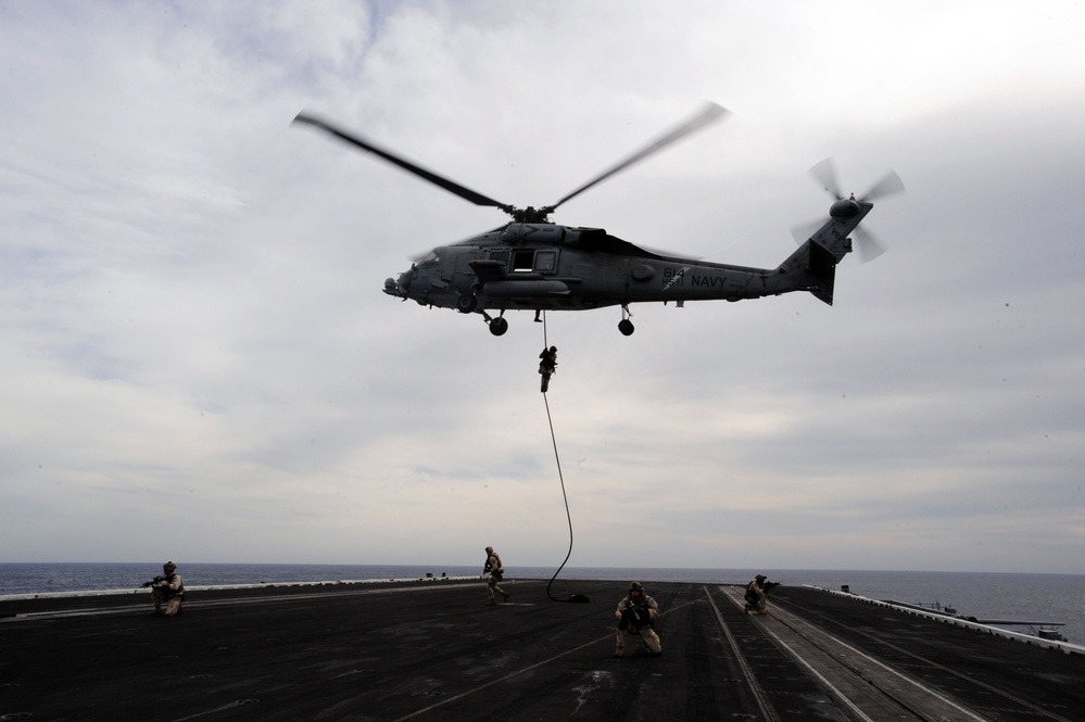 DVIDS - Images - USS Enterprise conducts operations at sea during final ...