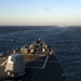 USS Enterprise passes through the Strait of Gibraltar