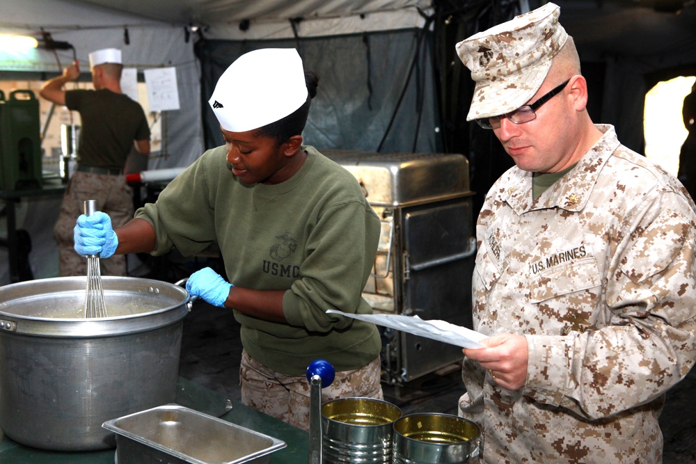 Food Service Company competes for best in the Corps