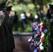 Marines salute wreaths being laid for Beirut Memorial