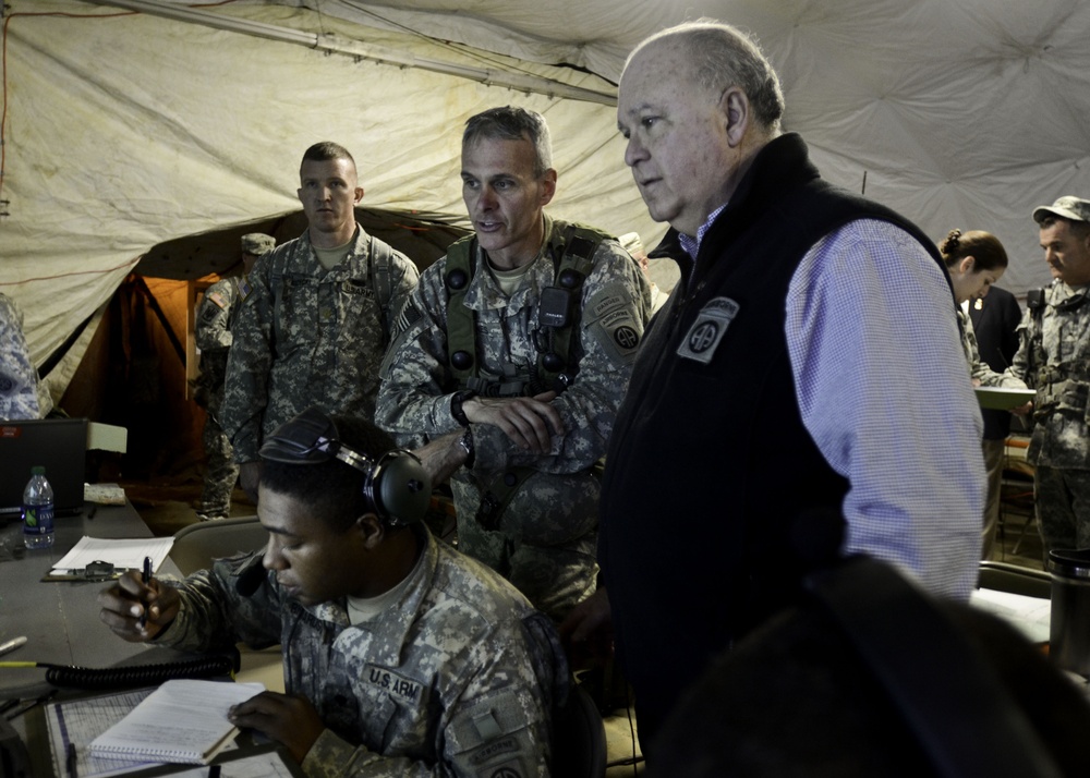 Under Secretary of the Army critiques Falcon troops at JRTC