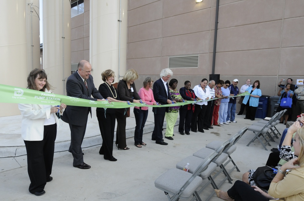 Ribbon cut for Pavaho Pump Station in Dallas