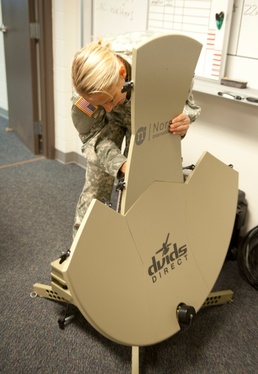 Guardsmen train on media satellite technology for upcoming mobilization