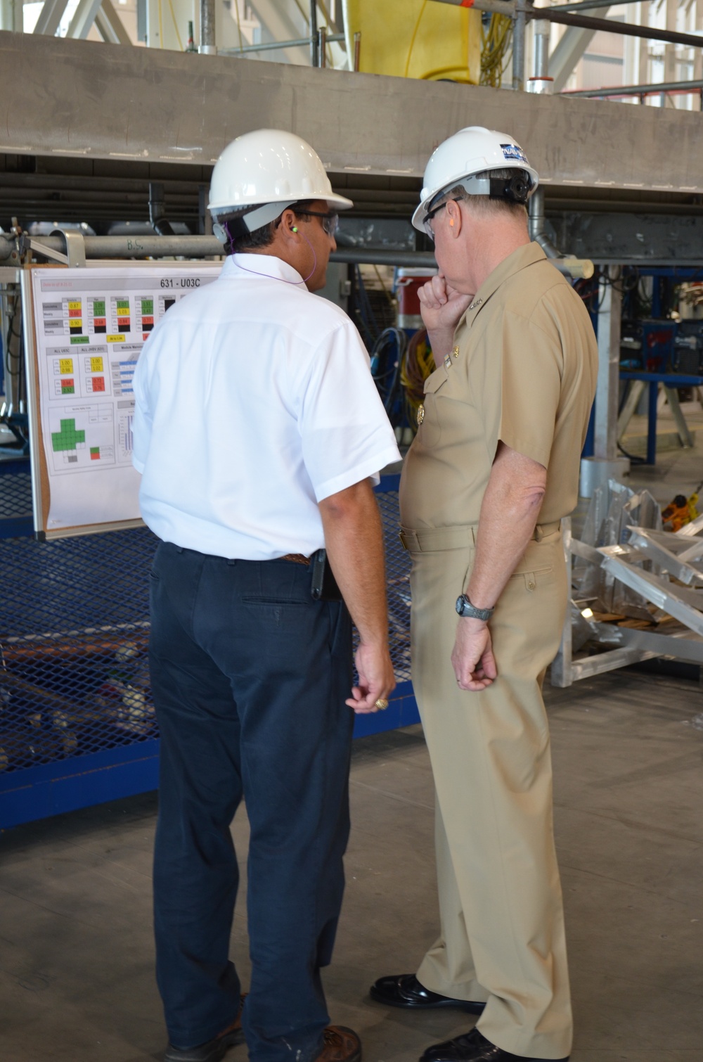 CNO visits Mobile facility to review littoral combat ship construction