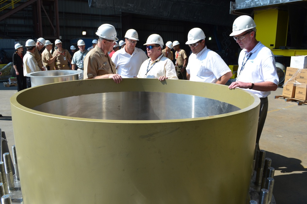 CNO visits Mobile facility to review littoral combat ship construction