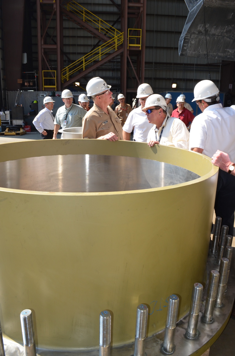 CNO visits Mobile facility to review littoral combat ship construction