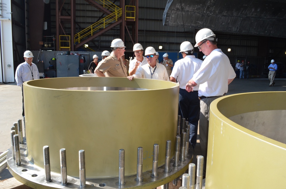 CNO visits Mobile facility to review littoral combat ship construction