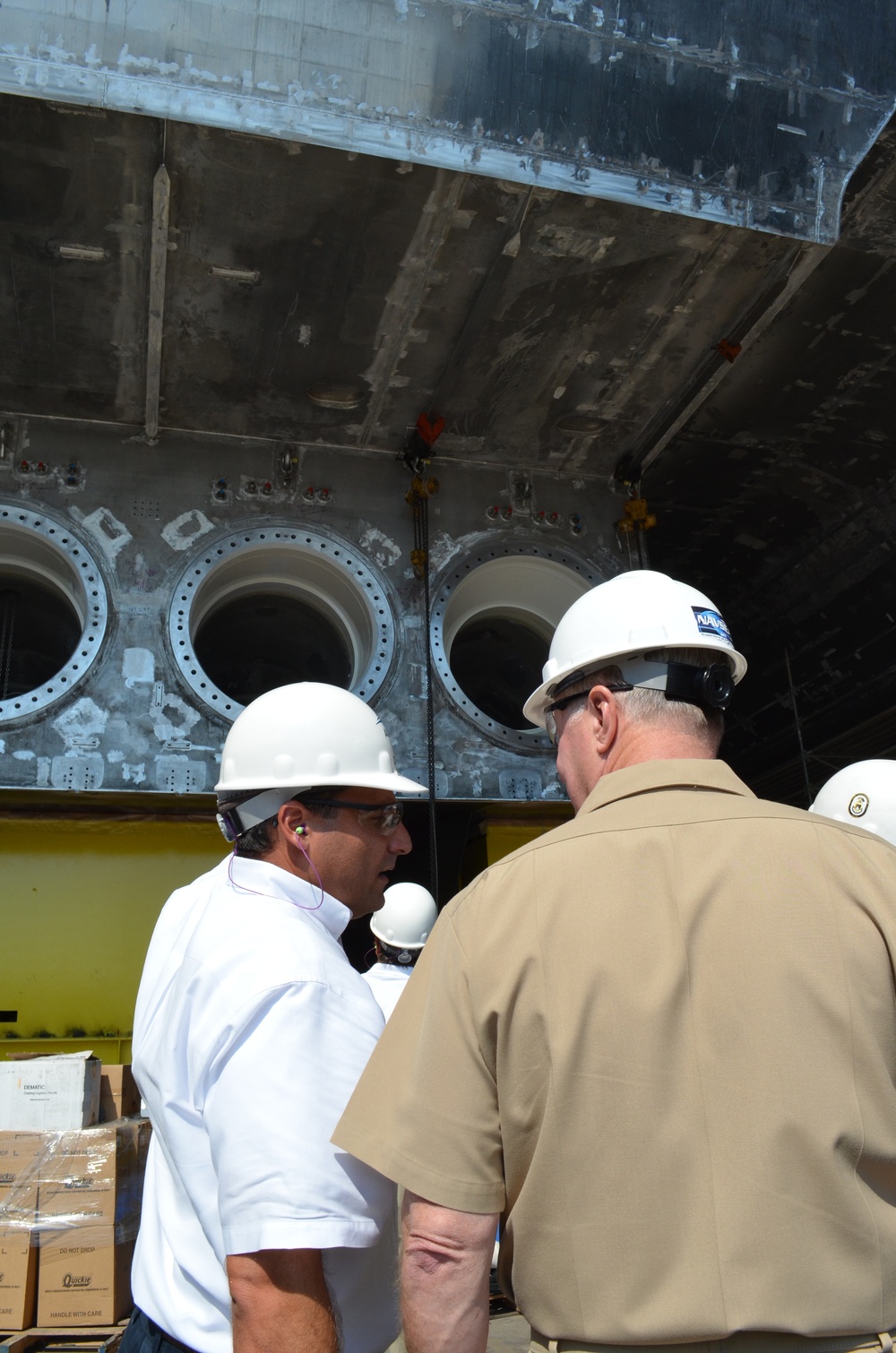 CNO visits Mobile facility to review littoral combat ship construction