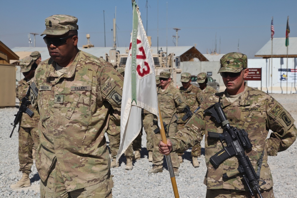 173rd Airborne Brigade Support Battalion change of command ceremony