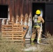 Salerno Fire Department live fire exercise