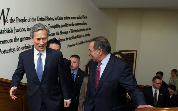 Secretary of defense meets with South Korean defense minister