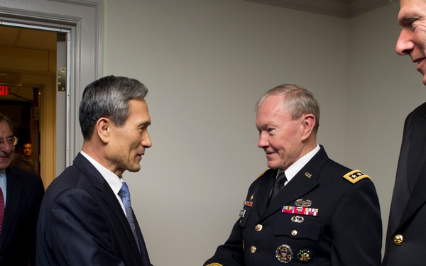 Secretary of defense meets with South Korean defense minister