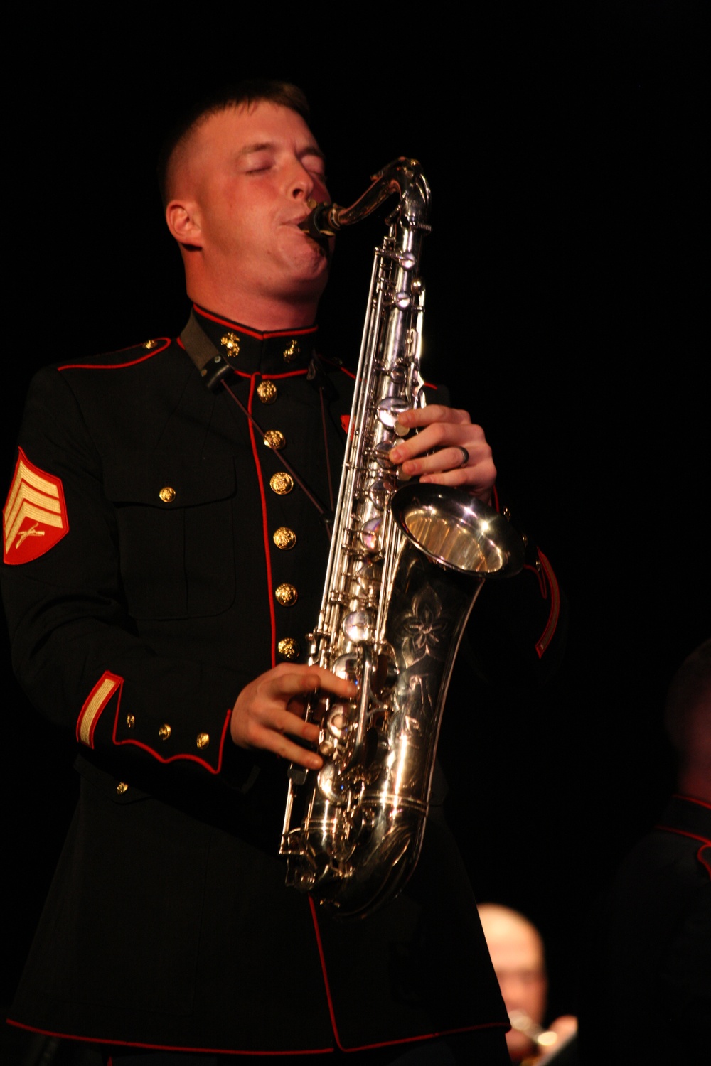 Parris Island Marine Band at the Celebrate Columbus 2012 Concert at the Klein Memorial Auditorium in Bridgeport, Conn.