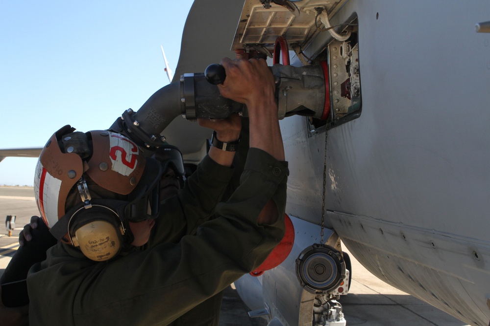 Station bulk fuel Marines keep fuel flowing, aircraft going