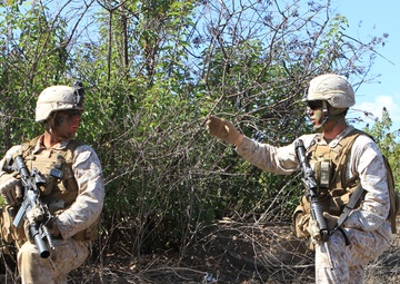 Small-unit leaders guide Marines through live-fire training