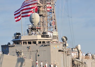 USS Taylor arrives at Naval Station Mayport