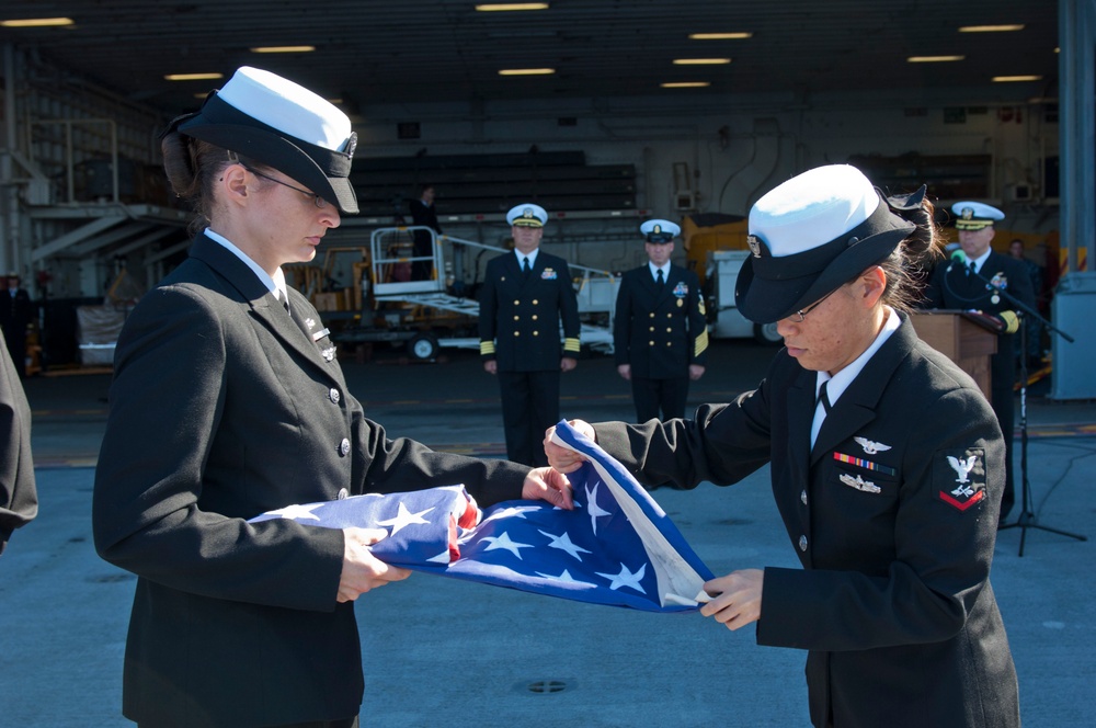 USS Wasp conducts burial at sea