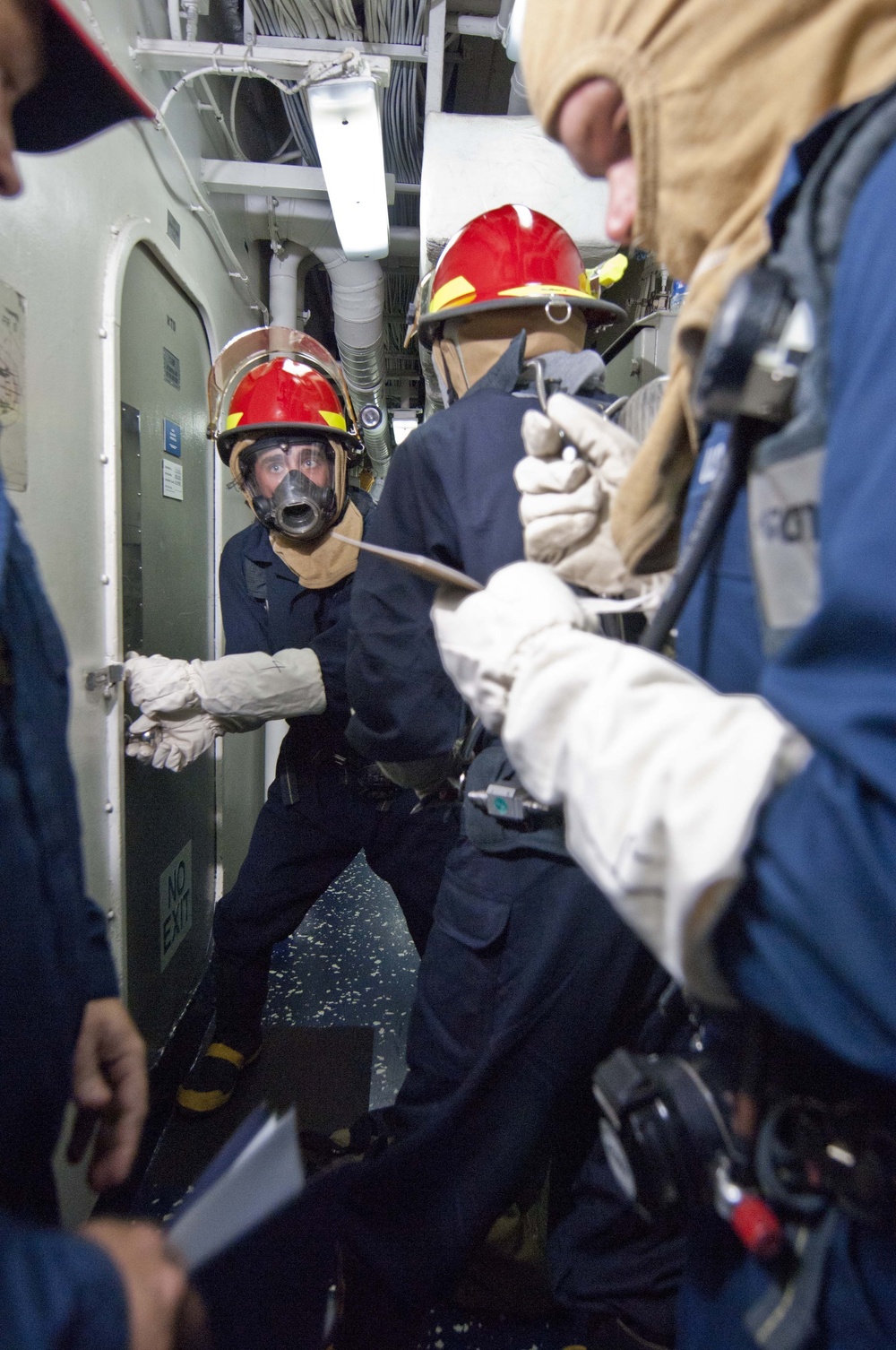 USS Wasp crew conducts drill