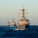 Carrier Strike Group 11 conducts training at sea