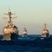 Carrier Strike Group 11 conducts training at sea