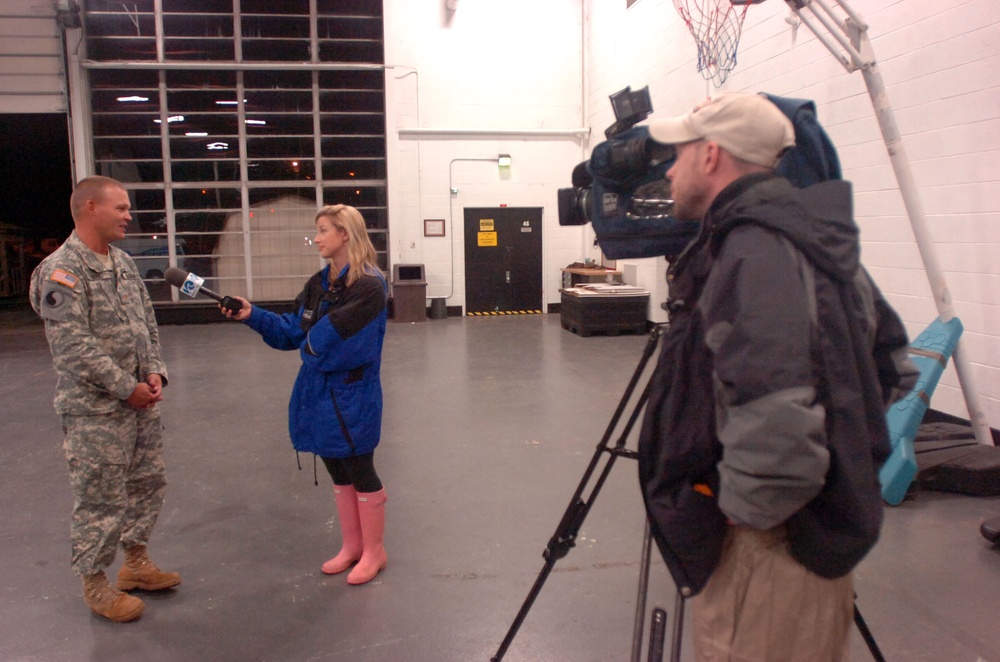 Norfolk-based Virginia Guard soldiers prepare for possible Hurricane Sandy operations