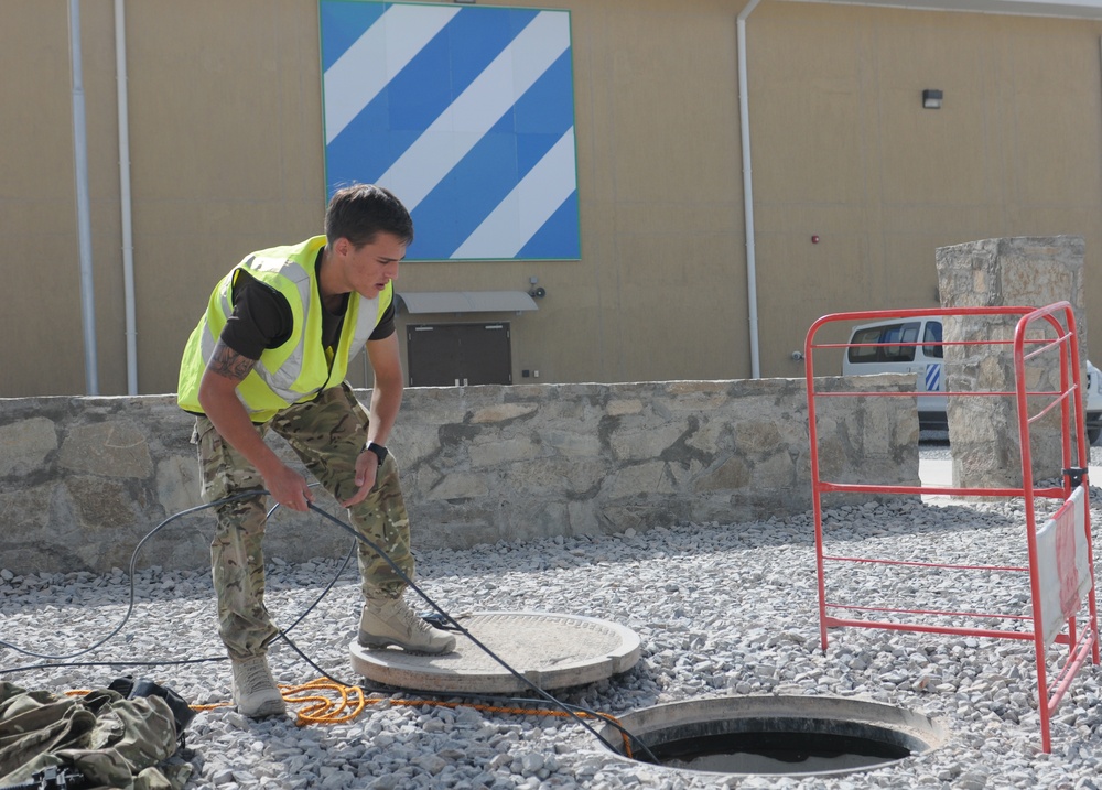 Trade Group 4 Aerial Erectors keep British personnel connected to the world