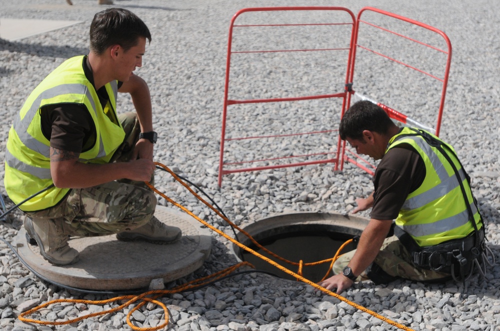 Trade Group 4 Aerial Erectors keep British personnel connected to the world