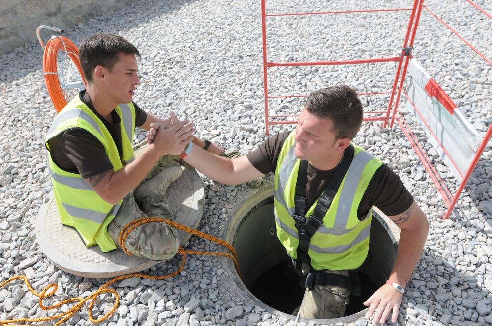 Trade Group 4 Aerial Erectors keep British personnel connected to the world