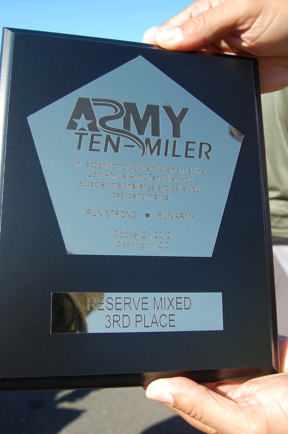 ARCD places at Army Ten-Miler