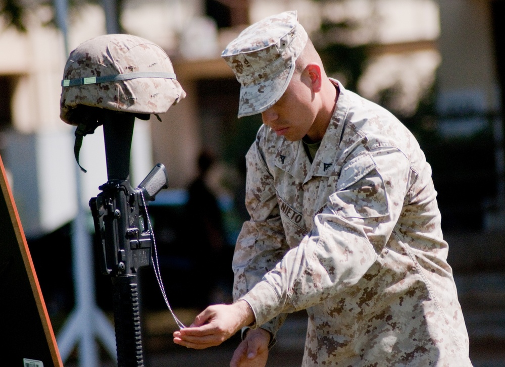 3rd Marine Regiment honors fallen with memorial service