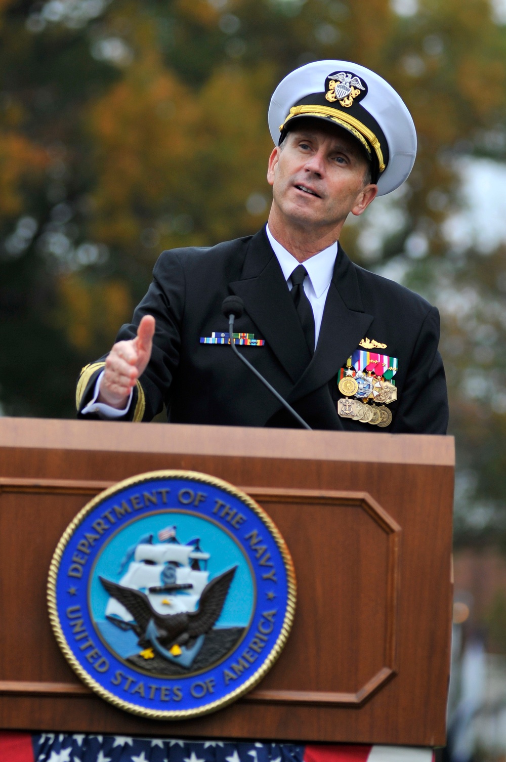 Chief of Naval Operations delivers remarks