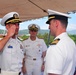 USS Emory S. Land change of command ceremony