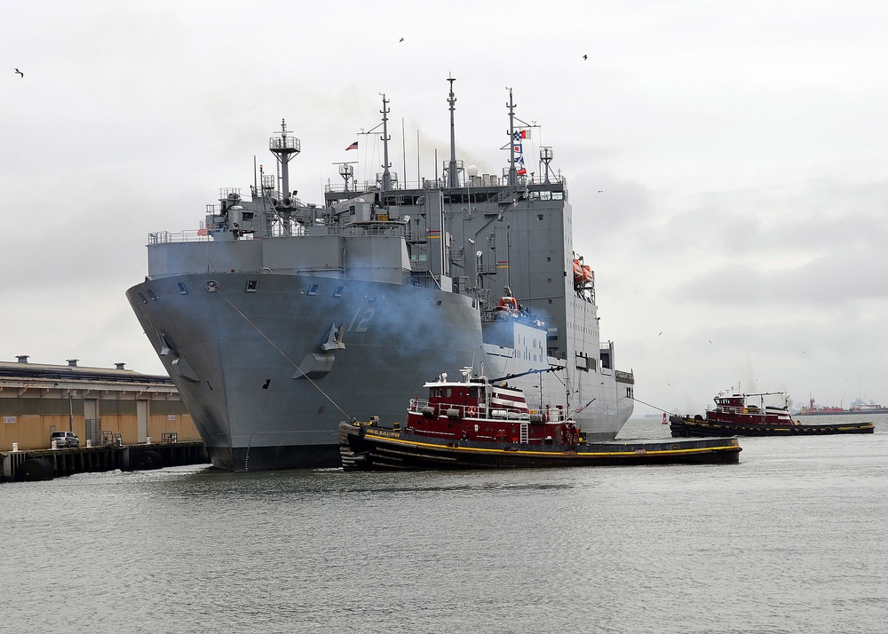 USNS William McClean departs Norfolk