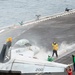 USS Dwight D. Eisenhower flight deck operations