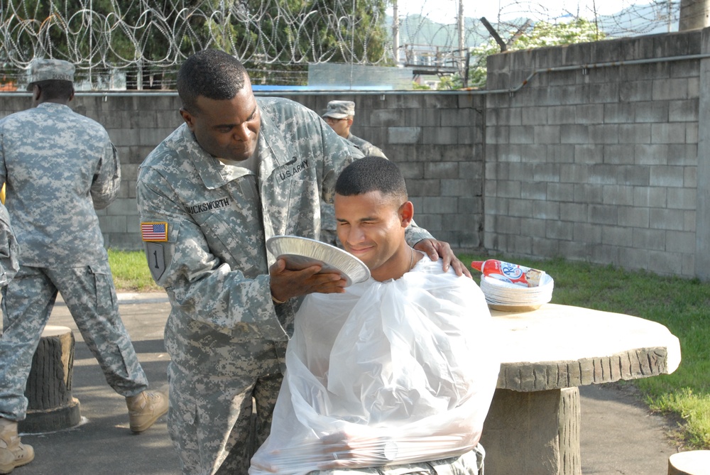 19th ESC HHC commander within his peers, on top of leadership