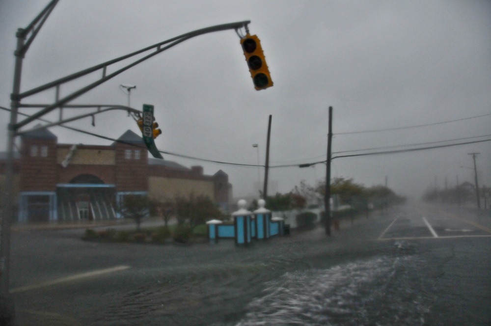 NJ National Guard operations during Hurricane Sandy