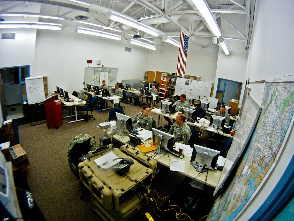 NJ National Guard operations during Hurricane Sandy