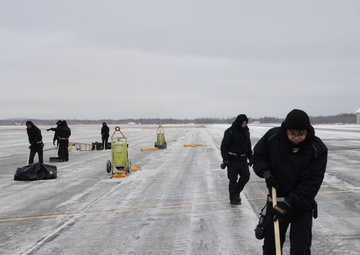 Buccaneers battle blizzard