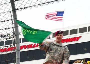 Fort Bragg soldiers start NASCAR 'engines'