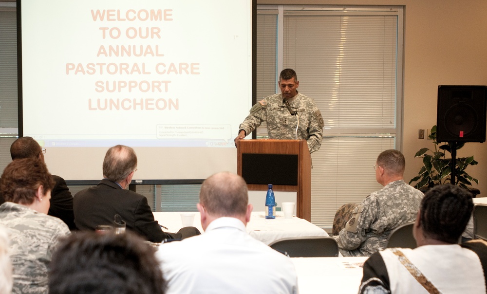 Third Army partakes in Pastoral Care Luncheon at Toumey