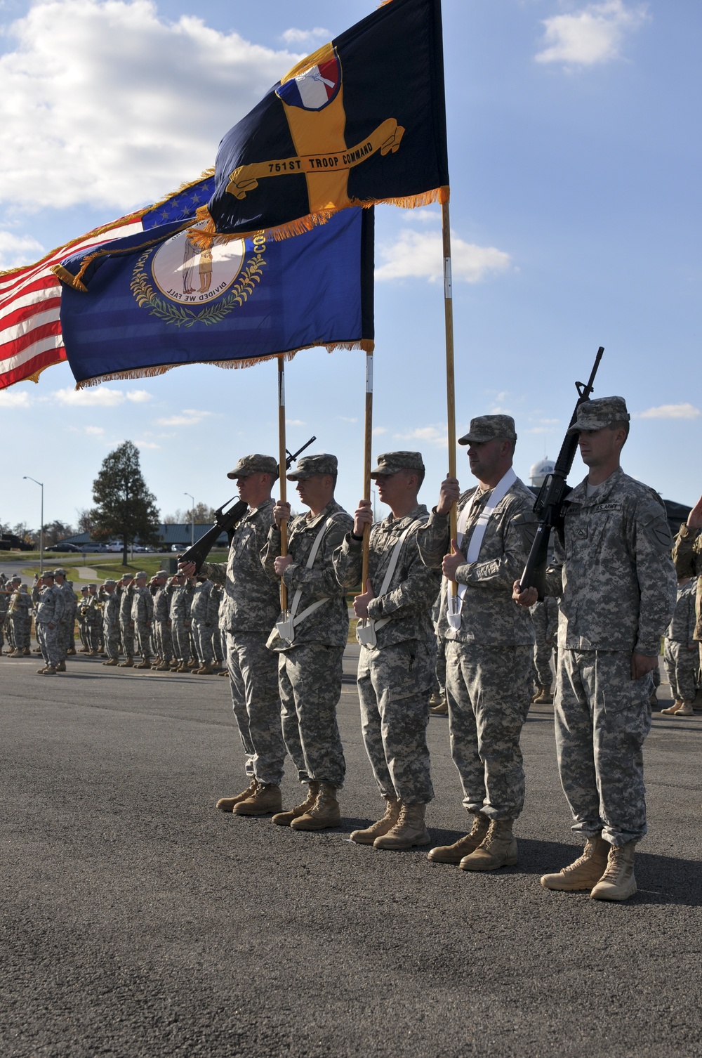 751st TC change of command